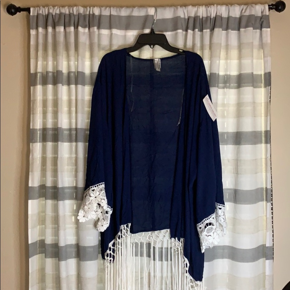 Blue flower cardigan🦋